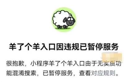 羊了个羊个暂停服务